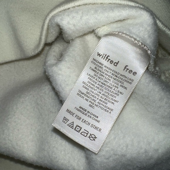 Aritzia off lime green/yellow cropped hoodie - Picture 4 of 4